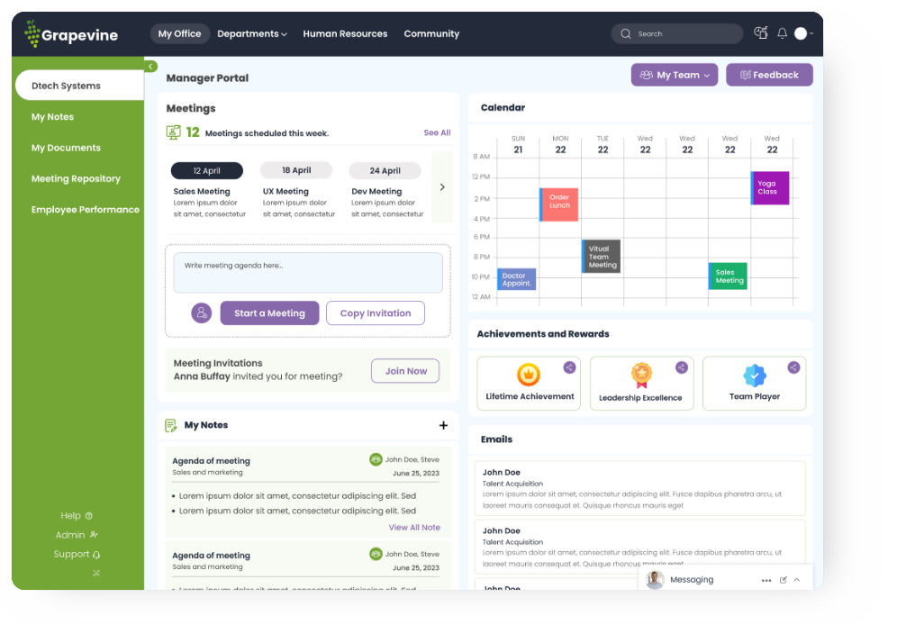 MyOffice Home Page